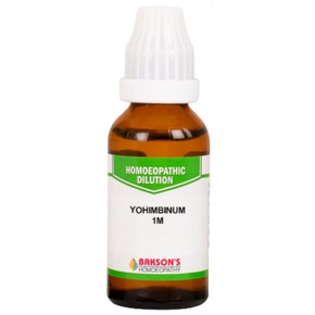 BAKSON'S HOMEOPATHY YOHIMBINUM DILUTION 1M - PACK OF 3 (30 ML EACH)