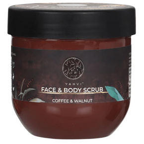 YAHVI FACE & BODY SCRUB COFFEE & WALNUT (200 ML)