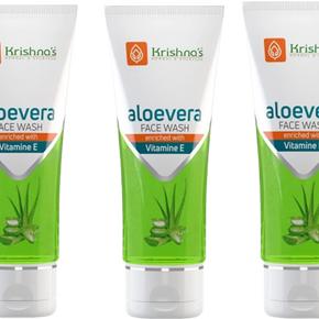 KRISHNA'S ALOE VERA FACE WASH (100 ML)Pack of 3