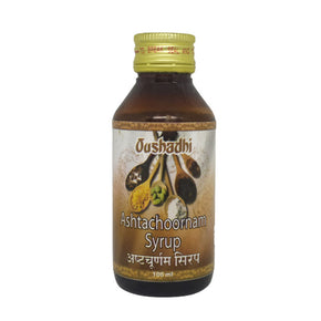 OUSHADHI ASHTACHOORNAM SYRUP - PACK OF 5 (100 ML EACH)