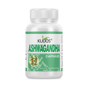 Kudos Ashwagandha Capsules- Pack of 2 (60 capsules each)