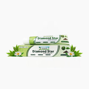 DIAMOND STAR HERBAL TOOTHPASTE - PACK OF 4 (100GM EACH)