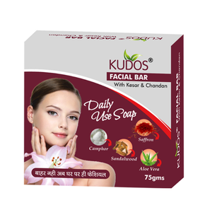 Kudos Facial Bar with Chandan & Kesar
