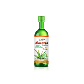 Kudos Aloe Vera Gold Juice (Orange Flavor)- Pack of 2 (1000 ml each)