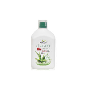 Kudos Aloe Vera Gold Juice – Litchi Flavour -Pack of 2 (1000 ml each)