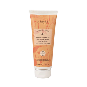 Baidyanath Mantra Peach, Saffron and Himalayan Rock Salt Micro Exfoliating Face Scrub