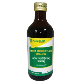 NAGARJUNA AYURVEDA PATOLA KATUROHINYAADI KASHAAYAM (200 ML)