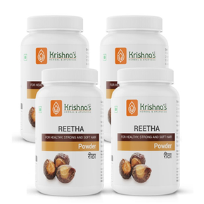 KRISHNA'S REETHA POWDER - PACK OF 4 (100 GM EACH)