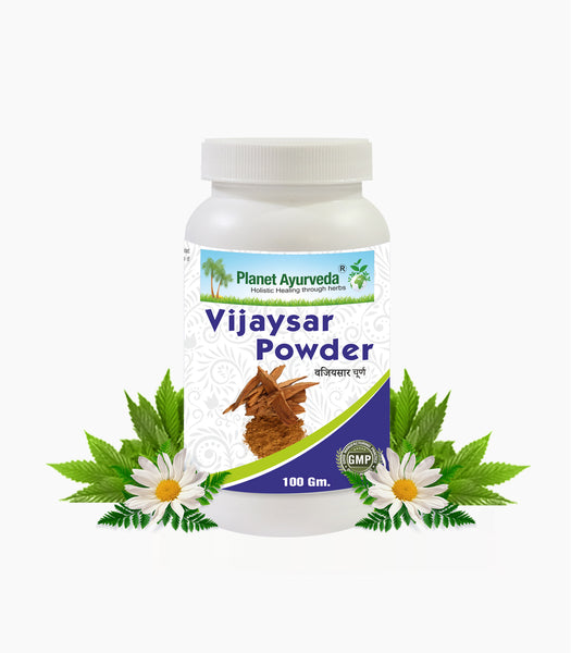 Planet Ayurveda Vijaysar Powder - Usage, Dosage and Benefits