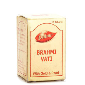 DABUR BRAHMI VATI WITH GOLD (10 TABS)